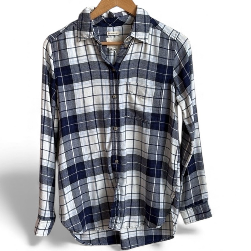 American Eagle Plaid Flannel Boyfriend Fit SMALL
